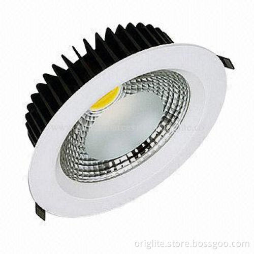 LED Downlight,85-245V AC/30W Lifud Power/Bridgelux Chip/COB/3-year Warranty/Frosted Mirror Reflector